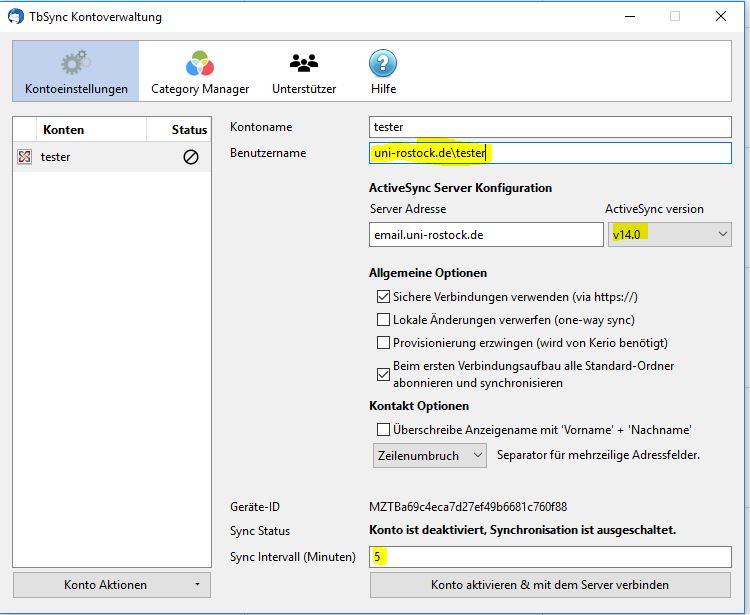 Zugriff auf Exchange-Kalender mit Thunderbird - IT- und Medienzentrum 