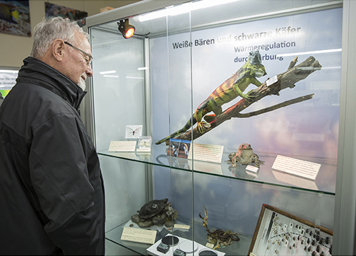 Ausstellungseröffnung im Institut für Zoologie