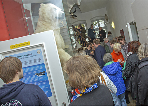 Ausstellungseröffnung in der Zoologie