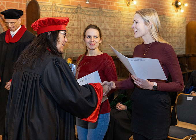 Übergabe der Promotions- und Habilitationsurkunden Januar 2026
